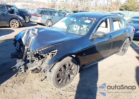 2013 Infiniti G37X из США, поврежденный, VIN JN1CV6AR2DM756302